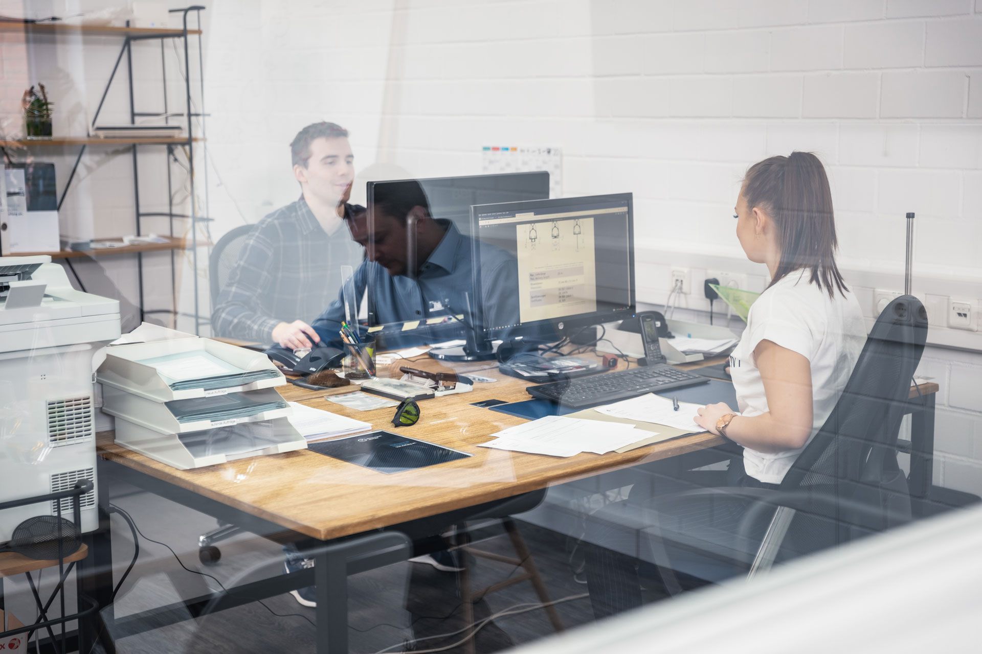 arbeiten in der prozessfabrik in Schwandorf